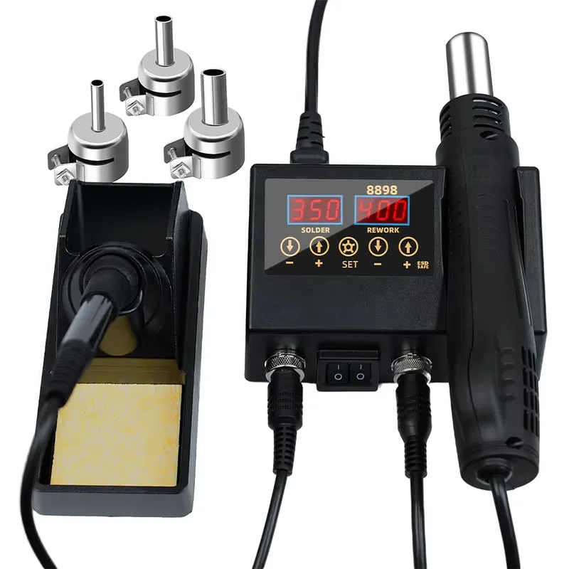 60W LED Digital Display Hot Ai - Smd Rework Station Hot Air Soldering 2 In 1 review and price