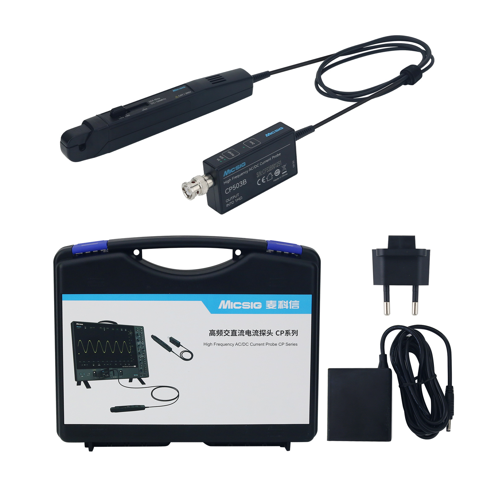 Micsig CP503B 50MHz 5A/30A Dua - Current Probe Ac Dc 50Mhz Oscilloscope review and price