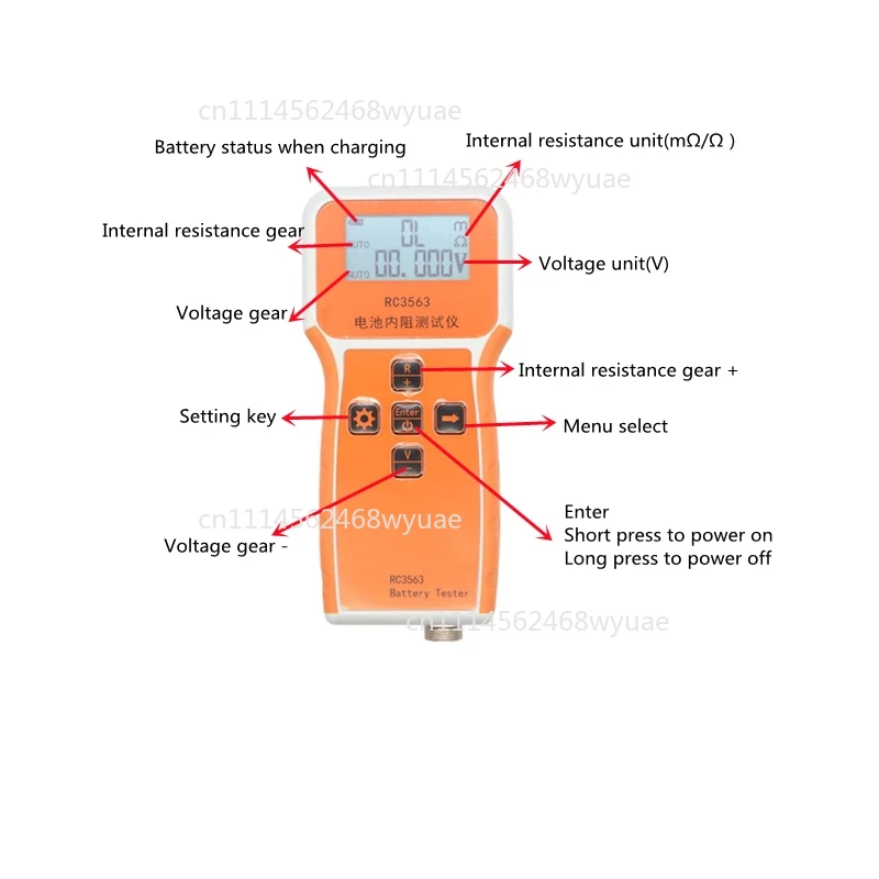 RC3563 Battery Internal Resist - Battery Internal Resistance Tester Four Wire review and price