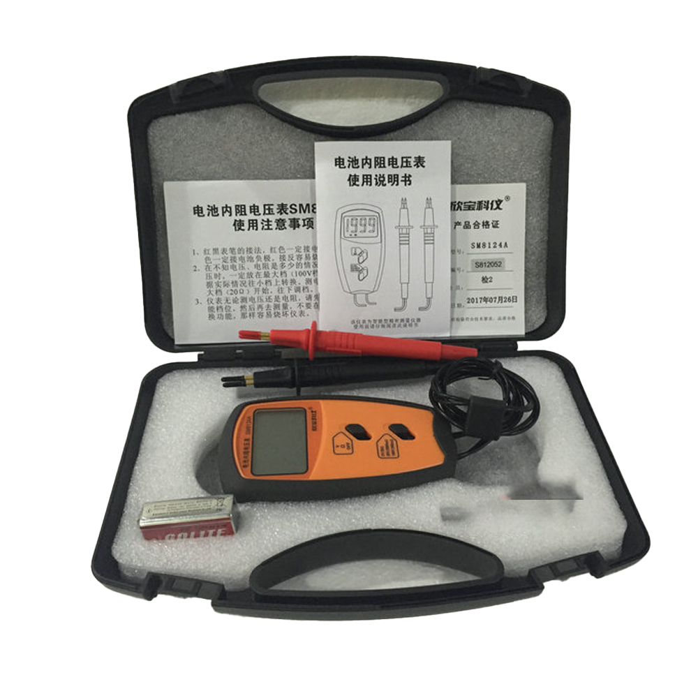 SM8124A Four-Wire Portable Bat - Battery Internal Resistance Tester Four Wire review and price