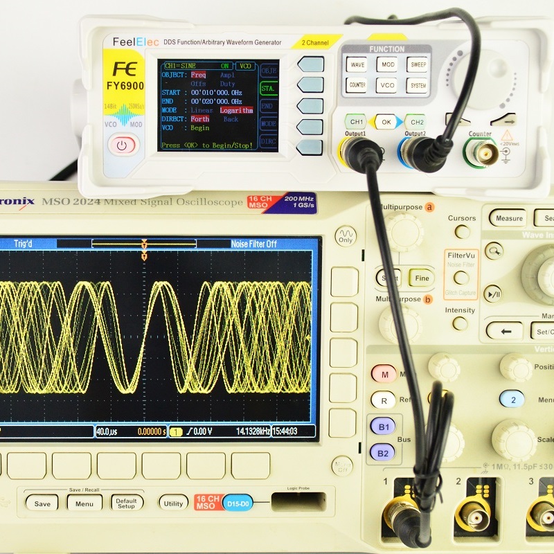 Feelelec FY6900 0-60MHz Digita - Dual Channel Arbitrary Waveform Function Generator 60Mhz review and price