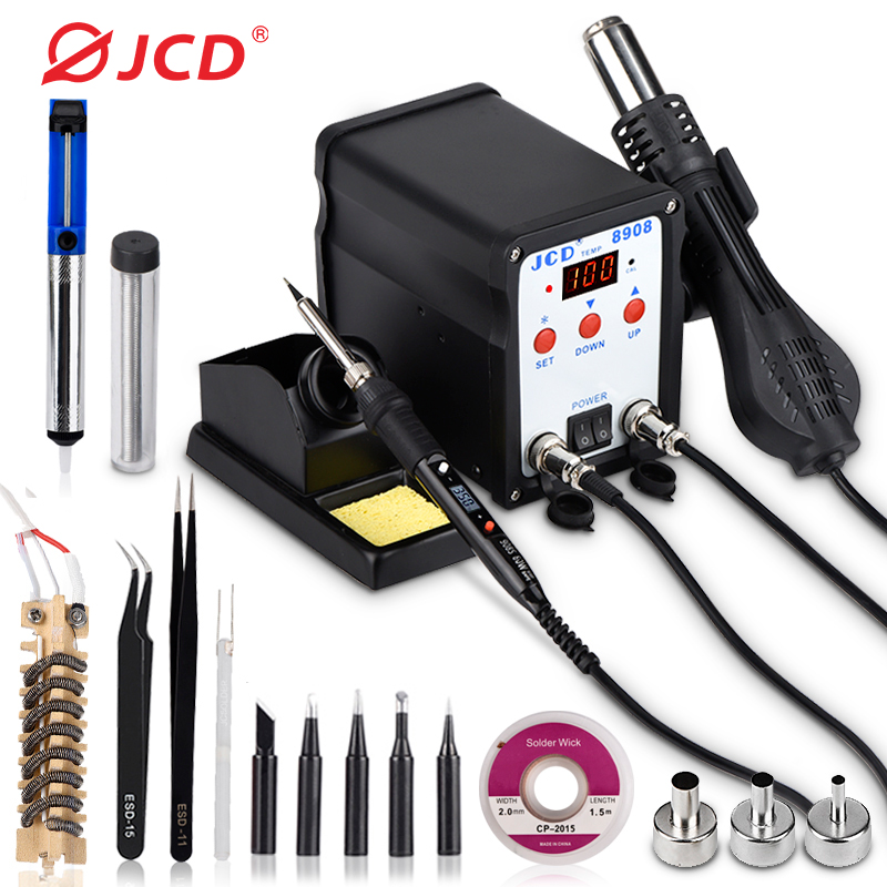 JCD Soldering Station 2 IN 1 W - Smd Rework Station Hot Air Soldering 2 In 1 review and price
