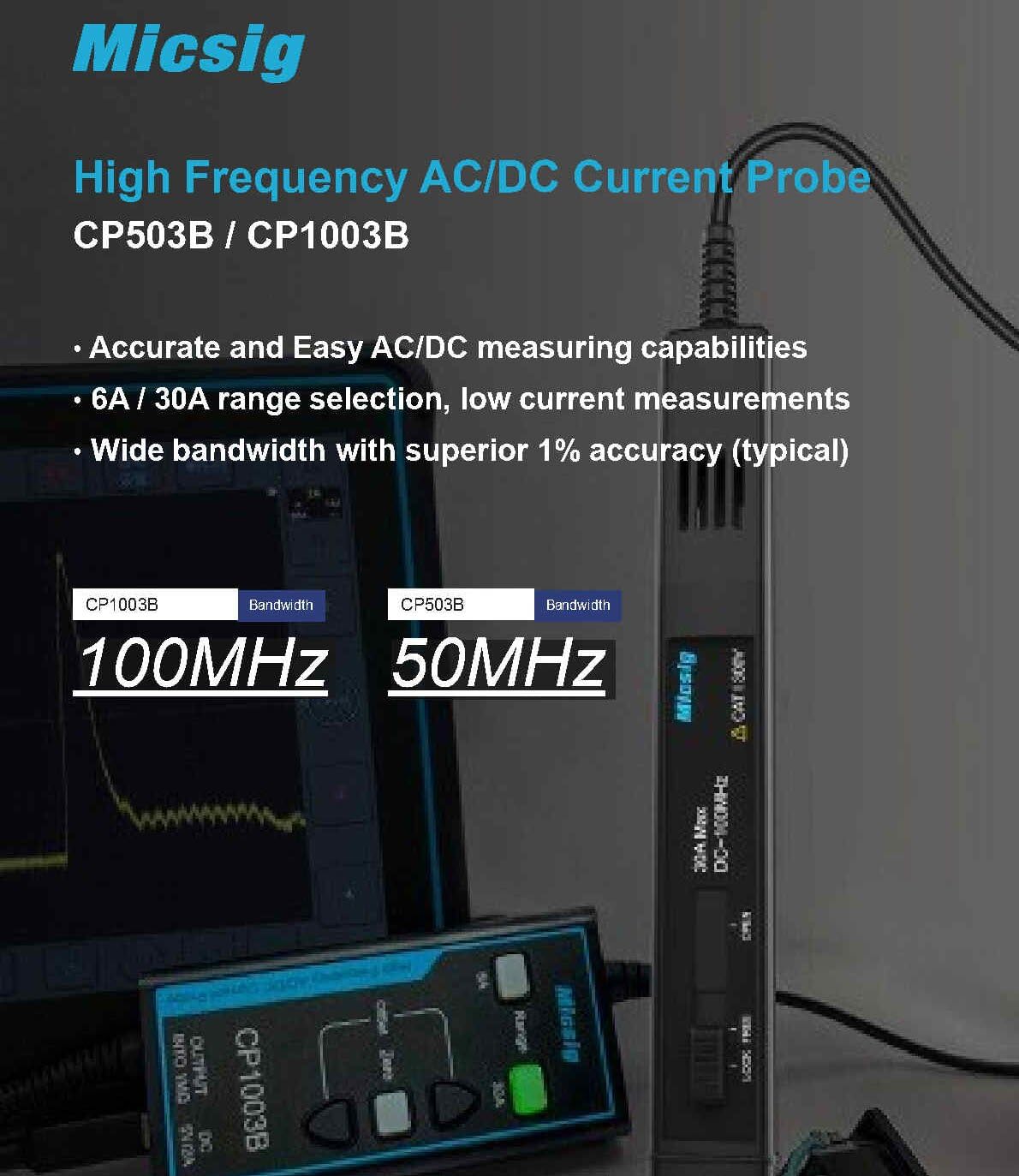 High Frequency AC/DC Current P - Current Probe Ac Dc 50Mhz Oscilloscope review and price