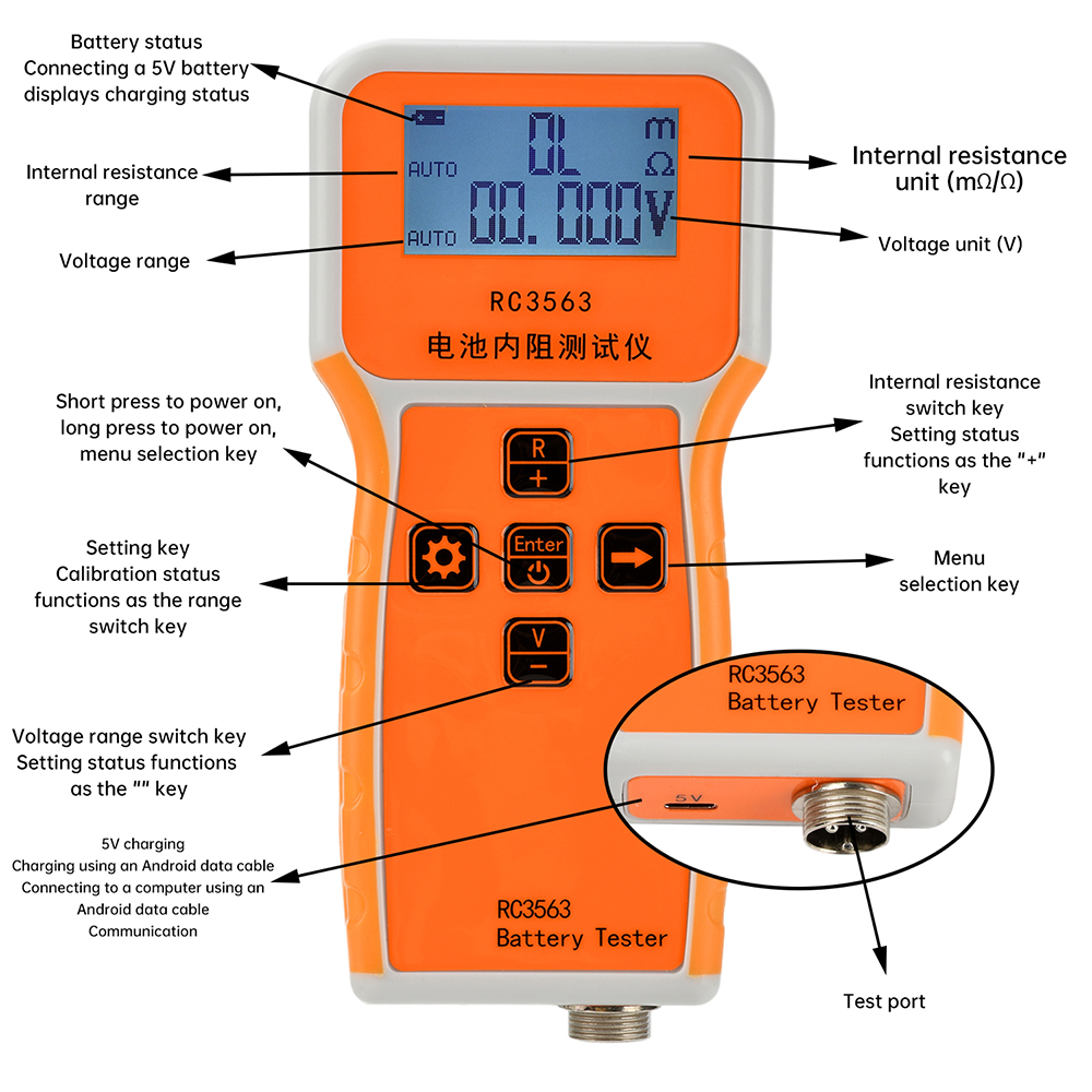 RC3563 18650 Battery Internal  - Battery Internal Resistance Tester Four Wire review and price