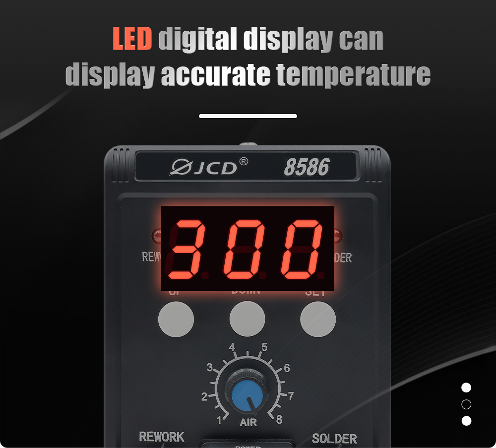 JCD 2 in 1 Soldering Station 8 - Smd Rework Station Hot Air Soldering 2 In 1 review and price