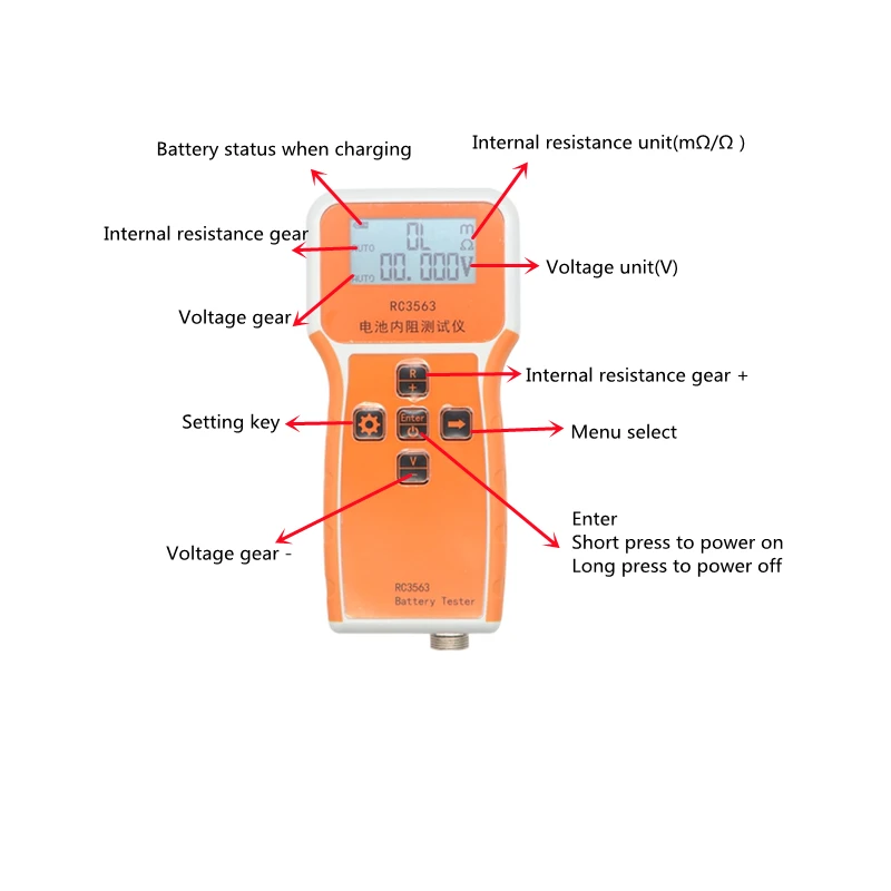 RC3563 Battery Internal Resist - Battery Internal Resistance Tester Four Wire review and price