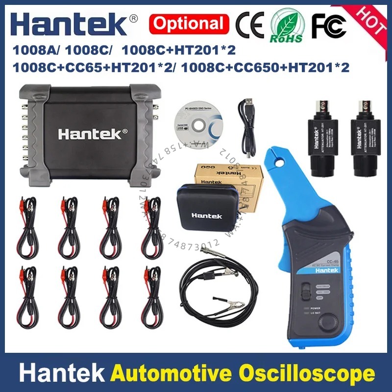Hantek 1008c Car Diagnostic In - Automotive Diagnostic Oscilloscope 8 Channel review and price