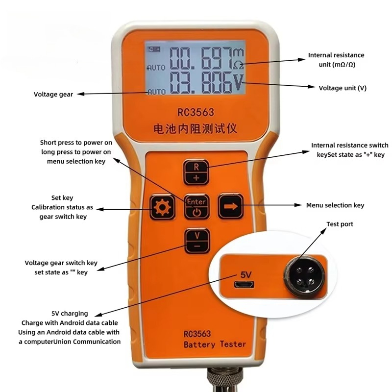 RC3563 Probe High Precision In - Battery Internal Resistance Tester Four Wire review and price