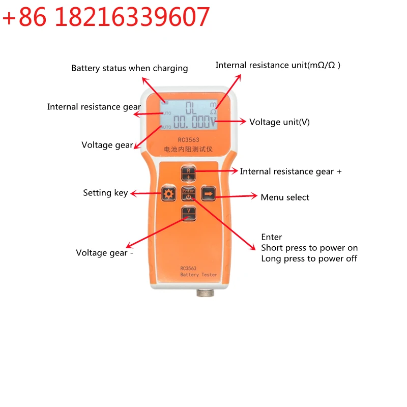 TAO New RC3563 High-precision  - Battery Internal Resistance Tester Four Wire review and price