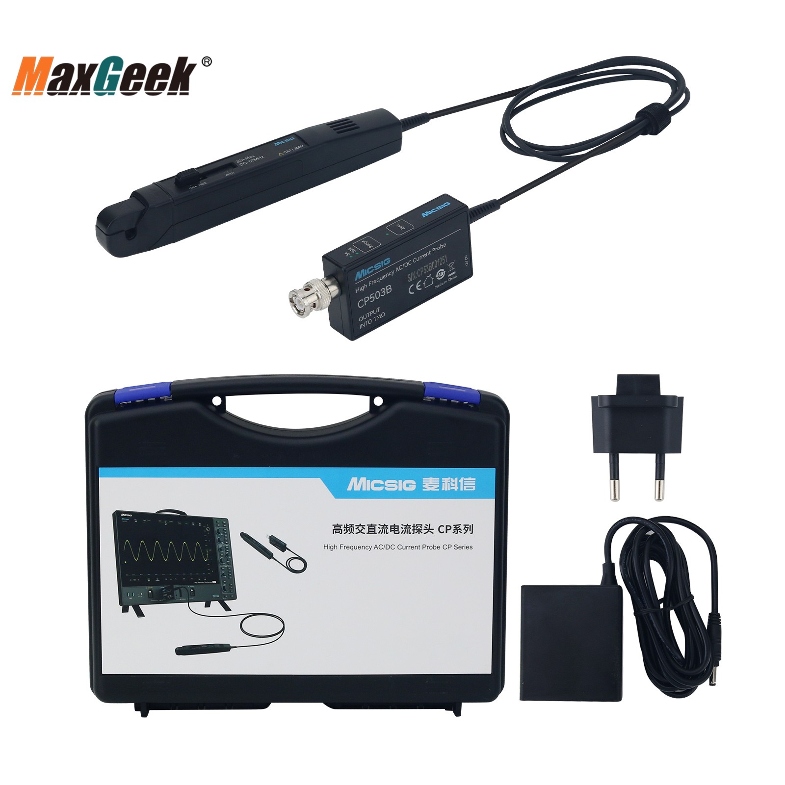 Micsig High Frequency CP503B C - Current Probe Ac Dc 50Mhz Oscilloscope review and price